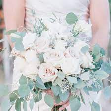 My Wedding Bouquet Quicksand And Vendela Roses Lisianthus Seeded Eucalyptus Silver Dollar Eucalyptus Gunnii Wedding Bouquets Vendela Roses Bouquet