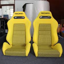 2 Original Jdm Recaro Sr3 Tomcat Seats Racing Porsche Civic Eg Ek Auto Cars Mint Recaro