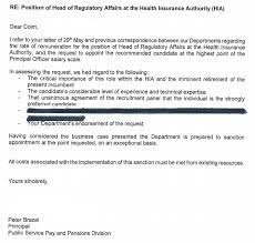 Maybe you would like to learn more about one of these? Ken Foxe On Twitter 7 The Dept Also Granted Permission For A New Head Of Regulatory Affairs At The Health Insurance Authority To Be Paid A Salary At The Highest Level Of