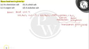 Salt Analysis (Theory) - Eng | Pdf