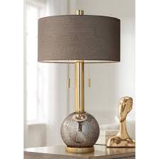 Gold mercury glass with crackled texture and black wood base. Empress Warm Gold Antique Mercury Glass Table Lamp 1h373 Lamps Plus Mercury Glass Table Lamp Table Lamp Lamps Plus