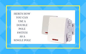 Wiring diagram for double light switch wiring diagrams. Here S How You Can Use A Double Pole Switch As A Single Pole