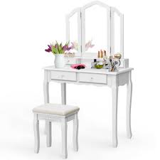Pin By Elana Joelle On Toddler Girl Room In 2020 White Vanity Set Makeup Table Vanity Table