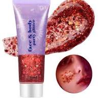 Amazon.com : Go Ho Red Face Body Glitter,Singer Concerts Red ...