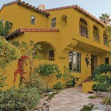 Brown Mustard Flat Exterior Paint