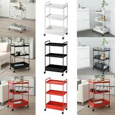 View our wide range of functional and stylish bathroom furniture, sinks, taps, accessories from towels to waste bins, shower curtains to bath mats at ikea! Ikea Nissafors Kitchen Bathroom Utility 3 Tier Trolley Cart Storage Racks Trays Ebay