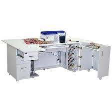Cabinets for the bernina 5, 7 and 8 series machines. Electric Lift Platform Sewing Machine Cabinets