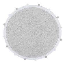 Teppiche aus wolle werden geknüpft und haben dadurch eine feste und zugleich weiche. Lorena Canals Kinderteppich Rund Bubbly Grey Engel Bengel Onlineshop