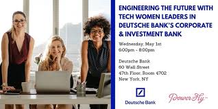Waugh, chief executive officer, deutsche bank americas Learn More About The Speakers For Our Event With Deutsche Bank On May 1st Powertofly Blog