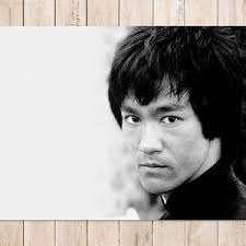 Bruce Lee Oil Painting Print for Canvas and Framed Posters