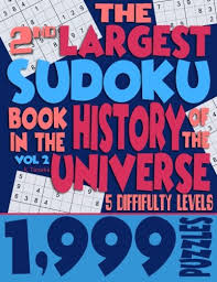 It is simple yet not as straightforward and clear as one might think. The 2nd Largest Sudoku Book In The History Of The Universe 1 999 Puzzles With 5 Difficulty Levels Reading Length