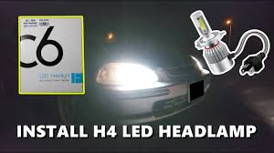 Maybe you would like to learn more about one of these? 8 Easy Steps To Install C6 H4 Led Headlamp Bulb Tutorial Cara Pasang C6 H4 Led Youtube