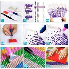 You need to place the diamonds provided with each diamond painting kits on the sticky canvas. Diamond Painting Weihnachtsmann Beim Kamin Figured Art