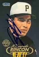 Amazon.com: Autograph Warehouse 47141 Ricardo Rincon Autographed Baseball  Card Pittsburgh Pirates 1998 Fleer Tradition No .192 : Sports & Outdoors