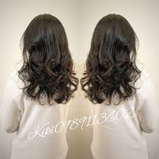 髮妝燙 甜甜髮妝燙隨性吹乾就是這麼美好像上過電棒的捲度呀 是燙的 是燙的 是燙的 完全沒抹造型品