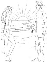 Cool coloring «barbie on the beach», which you can print on an a4 sheet or color online. Barbie Barbie On The Beach At Sunset