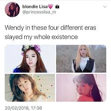 Pin By Parker On Kpop Memes Red Velvet Wendy Red Velvet Fancy Song