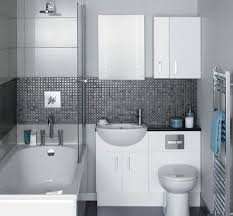 Split between to shades to make the illusion of space. Decorating Ideas A Few Tips For Small Bathroom Decorating Ideas