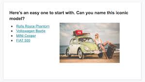 It's probably safe to say popular old cars would be considered classics by even the most casual fan of vehicles. How To Make A Powerpoint Quiz And Why Ditch Ppt Quizzes Forever