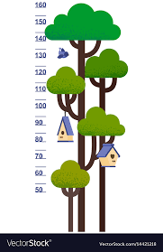 Kids Height Chart With Tree