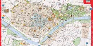 Mapa hoteli w obszarze sewilli: Sevilla Mapa Mapy Sewilli Andaluzja Hiszpania