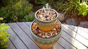 How to make water vortex fountain with plastic pots very easy. How To Build A Two Tier Fountain Youtube