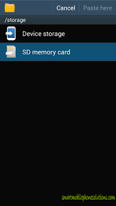 Select sd card from available options. How To Move Pictures And Videos To An Sd Card Samsung Android 4 2 Smart Mobile Phone Solutions