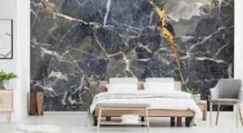 Gray with Gold Marble
