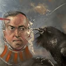 Sebastian and Luis Vaz Camões arrive and discover that Adamastor has split  from top to bottom, but someone has tied the pieces together......who are  the giants that did this? who are the