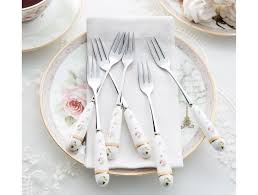 Bu ürüne ilk yorumu siz yapın! Porselen Sapli 6 Li Catal Seti Madame Coco