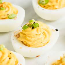 Always a favorite side dish and perfect for holidays, potlucks, or parties! Keto Deviled Eggs Recipe Paleo Friendly Healthy Fitness Meals