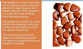 Red Goldstone Crystals Healing Properties Crystal Healing Stones Goldstone Meaning