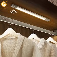 Check spelling or type a new query. Motion Sensor Dc Under Cabinet Light Pir Switch Cordless Wardrobe Cupboard Magnet Strip Lights Kitchen 40cm Clothes Night Lamp Under Cabinet Lights Aliexpress