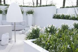 Weisser Garten Modern Garten Weisse Blumen Gartengestaltung