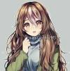 Brown Hair Kawaii Cute Anime Girl