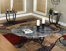 Ebony And Gray Marble Coffee Table Set Electra 3 Piece Table Set Coffee Table Marble Coffee Table Set Coffee Table Setting