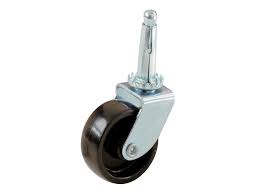 A variety of materials are available for these common applications: 1 1 4 Inch Plastic Swivel Stem Silver Black Caster 4 Pack Shepherd Hardware
