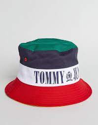 Tommy Jeans 90 S Capsule Logo Bucket Hat In Red White Blue Multi Tommy Jeans Capsule Logo Tommy