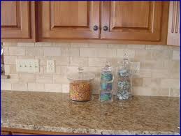 Subway Tile Backsplash Honey Oak Cabinets And Oil Rubbed Bronze In 2020 Replacing Kitchen Countertops Granite Countertops Kitchen Stone Backsplash Kitchen