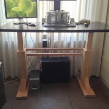 The base plumbing pipe is greasy from the lubricant used in cutting and threading. Electric Height Adjustable Desk 6 Steps With Pictures Instructables