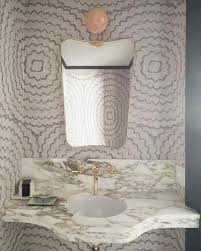 Maybe you would like to learn more about one of these? Coup De Coeur Pour Cette Sublime Salle De Bains Un Lavabo En Marbre Des Touches De Dore Et Un Papie Bathroom Wallpaper Small Bathroom Decor Amazing Bathrooms