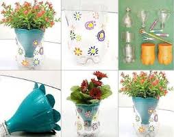 Diy Flower Pot Made From Plastic Bottles Diy Flower Pots Diy Plastic Bottle Plastic Bottle Crafts