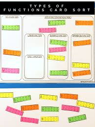 This Types Of Functions Card Sort Was Such A Great Hands On Activity For My Algebra 1 Students I Loved How My Secondary Math St Quadratics Math Methods Math