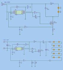vysokoj moshnosti led drajver ponizhayushij dc dc preobrazovatel k 3w svetodiodov elektronik devre led devre semasi
