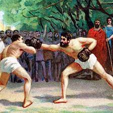 The first olympic winners became these ruins of the sacred precinct at olympia were ancient greece's most important sanctuary the jury is out, however, on the origins of glaucus of carystus, the olympic winner of boxing in 520 b.c. From Apollo To Creed Boxing S Long History Si Kids Sports News For Kids Kids Games And More