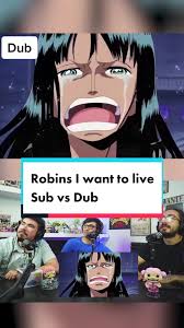 Controversial maybe? Idgaf i liked the dub (-editor san) #onepiece  #subvsdub #nicorobin #animemoments