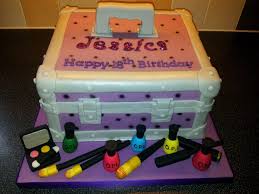 Looking for simple birthday cake ideas that will please any child? 18th Birthday Make Up Box Cake Cakecentral Com