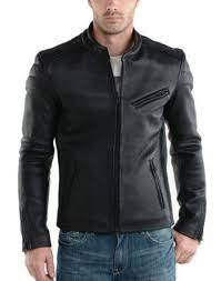 Black Biker Simple Leather Jacket Leather Jacket Men Black Leather Jacket Men Mens Leather Jacket Biker