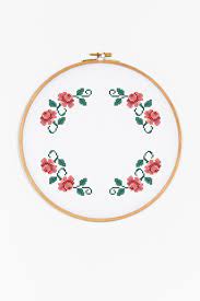 Disney alphabet cross stitch pattern free. Rose Border Cross Stitch Pattern