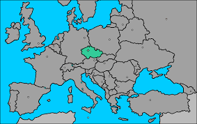 Mapa de república checa político con nombres (ciudades y capitales); Republica Checa Ha Cambiado De Nombre Sin Que El Mundo Preste Mucha Atencion Mapa De Europa Paises En Europa Turismo Europa
